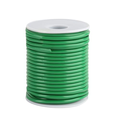WangChaoJiu Pflanzendraht Gummiert, Gartendraht Gummiert, Pflanzenbinder Grün, 3,5mm x 20 m Blumendraht Grün, Weich Dicke Bindedraht Grüns für Kletterpflanzen Draht, Pflanzenstütze im Garten WangChaoJiu Pflanzendraht Gummiert, Gartendraht Gummiert, Pflanzenbinder Grün, 3,5mm x 20 m Blumendraht Grün, Weich Dicke Bindedraht Grüns für Kletterpflanzen Draht, Pflanzenstütze im Garten von WangChaoJiu