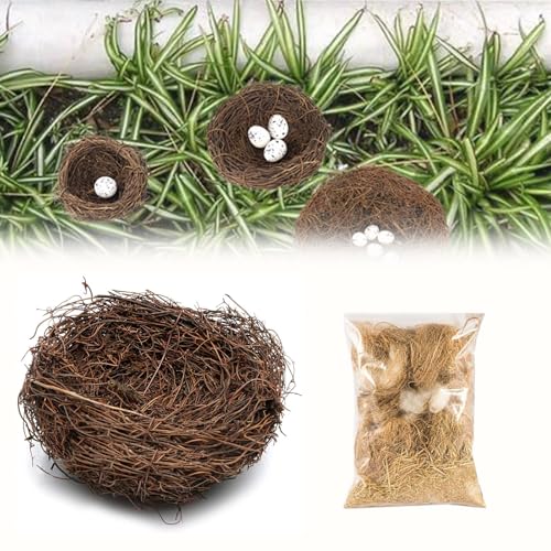 Wangark Bird House Handgewebte Rattan Rattan Vogelhütte Umweltfreundliche Käfigzubehört,Vogel-Nistmaterialien für Umweltfreundlich & Wetterfest für Innen & Außen Wangark Bird House Handgewebte Rattan Rattan Vogelhütte Umweltfreundliche Käfigzubehört,Vogel-Nistmaterialien für Umweltfreundlich & Wetterfest für Innen & Außen von Wangark