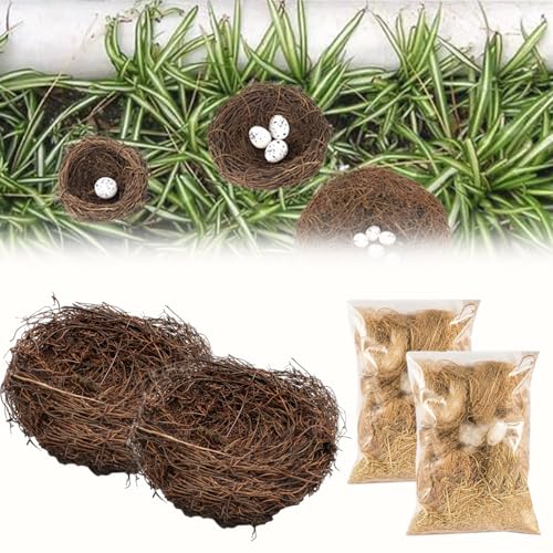 Wangark Bird House Handgewebte Rattan Rattan Vogelhütte Umweltfreundliche Käfigzubehört,Vogel-Nistmaterialien für Umweltfreundlich & Wetterfest für Innen & Außen Wangark Bird House Handgewebte Rattan Rattan Vogelhütte Umweltfreundliche Käfigzubehört,Vogel-Nistmaterialien für Umweltfreundlich & Wetterfest für Innen & Außen von Wangark
