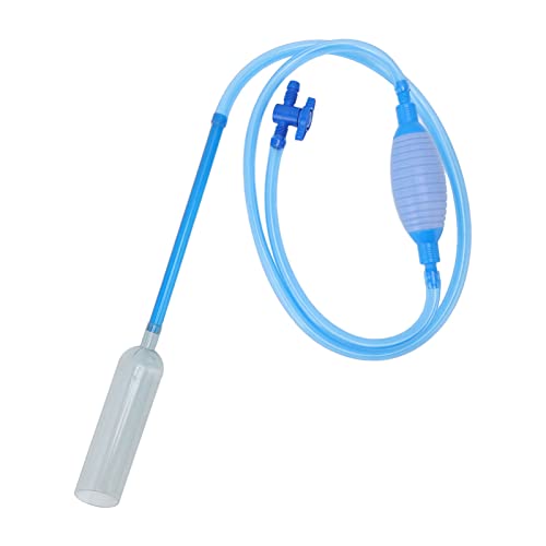 Aquarium-Kies, Vakuum-Siphon, manueller Mini-Fischtank-Wasserwechsler zum Saugen von Fischkot von Wangcmcol