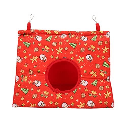 Papageien-Hängebett, flauschig, dick, Papageiennest zum Ausruhen, Verstecken, Spielen, Schlafen (M) von Wangcmcol