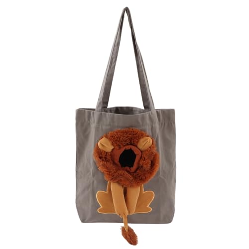 Pet Canvas Bag niedlich löwenförmiger Multi -Zweck -tragbarer Tierschulter -Tragetasche für weniger als 6 Pfund Katze (Stil 5) von Wangcmcol