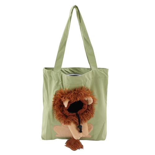 Pet Canvas Bag niedlich löwenförmiger Multi -Zweck -tragbarer Tierschulter -Tragetasche für weniger als 6 Pfund Katze (Typ 4) von Wangcmcol