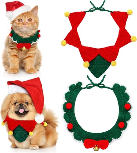 Wangdaqi Weihnachts-Halsbänder für Katzen und Hunde, verstellbar, niedlich, Weihnachtsfliege, Haustier-Halskette, Zubehör für Haustiere, Weihnachtshalsband für Kätzchen, kleine Hunde, Urlaub (Größe S Wangdaqi Weihnachts-Halsbänder für Katzen und Hunde, verstellbar, niedlich, Weihnachtsfliege, Haustier-Halskette, Zubehör für Haustiere, Weihnachtshalsband für Kätzchen, kleine Hunde, Urlaub (Größe S von Wangdaqi
