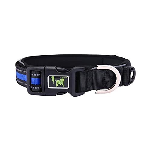Reflektierendes Hundehalsband, verstellbare Welpenhalsbänder mit Schnellverschluss-Schnalle, atmungsaktives Nylon-Haustierhalsband für kleine, mittelgroße und extra große Hunde, Katzen, Kaninchen Reflektierendes Hundehalsband, verstellbare Welpenhalsbänder mit Schnellverschluss-Schnalle, atmungsaktives Nylon-Haustierhalsband für kleine, mittelgroße und extra große Hunde, Katzen, Kaninchen von Wangduodu