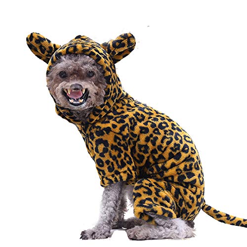 Wangjia Haustier Kleidung Halloween Cosplay Kostüme für Katzen Hunde Löwe Zebra Tiger Modellierung Kostüm Kapuze Lustige Haustier Kleidung Bequeme weiche Geschenke von Wangjia