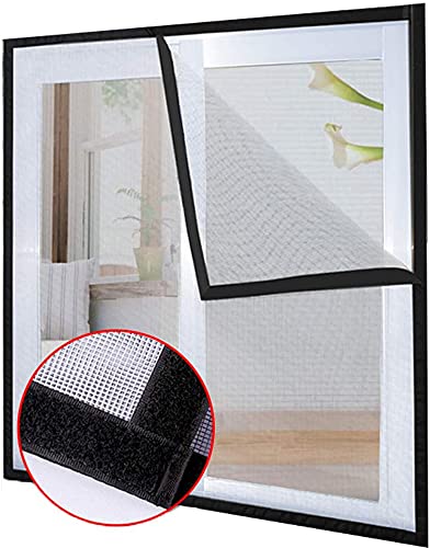 Waschbares Katzenschutz-Fensternetz, Fensternetz mit selbstklebendem Klebeband, halbtransparentes Fenstergitter, abnehmbar, reißfest, DIY-Größe von Wangle