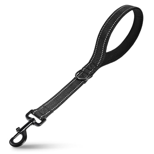 Wanmu Hundeleine Kurz, Kurzführer Hund 45 cm Übungsleine Kurzleine Hund Nylon Hundeleine für Mittlere Große Hunde von Wanmu