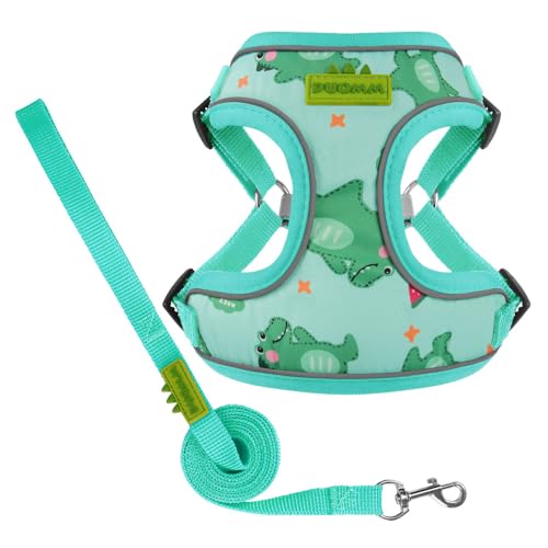 Wanym Hundegeschirr Kleine Hunde mit Leine, Anti Zug Geschirr Mit Weich Gepolstertes, Reflektierend, Verstellbares, Brustgeschirr für Welpen, Klein Hunde, große Hunde, Haustiere, Katzen,4,L Wanym Hundegeschirr Kleine Hunde mit Leine, Anti Zug Geschirr Mit Weich Gepolstertes, Reflektierend, Verstellbares, Brustgeschirr für Welpen, Klein Hunde, große Hunde, Haustiere, Katzen,4,L von Wanym