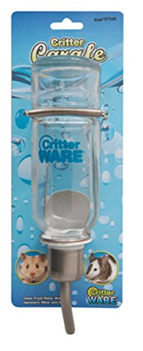 Ware Manufacturing Critter Carafe Glass Water Bottle Chew-Proof Drip Safe 6 oz von Ware Manufacturing