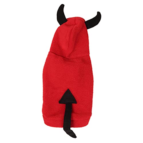 Warmhm 1 Stück Halloween Teufel Pet Kleidung für Winterkostüm für Haustiere Süße und Bequeme Verkleidung für Halloween Feiern Ausziehen Niedliches Design für Unvergessliche Warmhm 1 Stück Halloween Teufel Pet Kleidung für Winterkostüm für Haustiere Süße und Bequeme Verkleidung für Halloween Feiern Ausziehen Niedliches Design für Unvergessliche von Warmhm