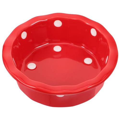 Warmhm 1 Stück Weihnachtliches Katzen und Hundenapf aus Keramik Niedlicher für Haustiere für Futter Wasser und Snacks Rutschfestes Design Langlebig und Pflegeleicht von Warmhm