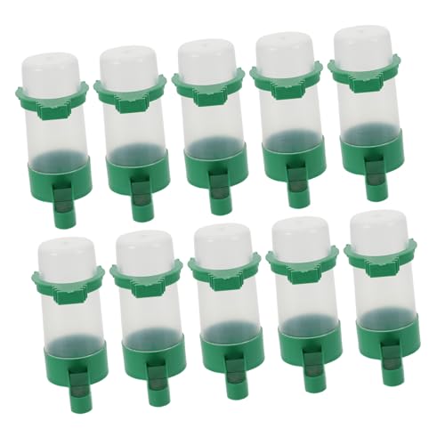 Warmhm 10Stücke Automatischer Wasserspender für Hängendes Vogelzubehör für Wellensittiche Kanarienvögel und Nymphensittiche Transparent für Einfache Wasserstandskontrolle Warmhm 10Stücke Automatischer Wasserspender für Hängendes Vogelzubehör für Wellensittiche Kanarienvögel und Nymphensittiche Transparent für Einfache Wasserstandskontrolle von Warmhm