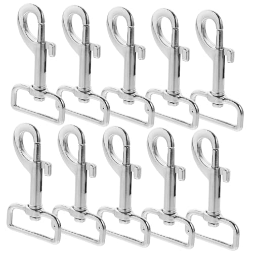 Warmhm 10Stücke Schwere Snap Haken für Hundeleinen und Langlebige Clips für Haustierleinen und Zubehör Doppelter Endhaken für Vielseitige Anwendungen Warmhm 10Stücke Schwere Snap Haken für Hundeleinen und Langlebige Clips für Haustierleinen und Zubehör Doppelter Endhaken für Vielseitige Anwendungen von Warmhm