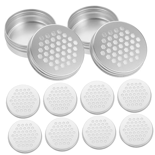 Warmhm 10Stücke Teiliges Aluminium Duftdiffusor für Ätherische Öle Luftdicht für Hundedufttraining und Funktional Sorgt für Frische Luft im Auto Warmhm 10Stücke Teiliges Aluminium Duftdiffusor für Ätherische Öle Luftdicht für Hundedufttraining und Funktional Sorgt für Frische Luft im Auto von Warmhm