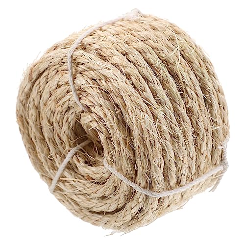 Warmhm 1Rolle Natürliche Sisalseilrolle Für Katzenkratzbaum Austauschbares Hanfseil Für DIY Reparaturen Und Kratzunterlagen Langlebig Und Zuzuschneiden Warmhm 1Rolle Natürliche Sisalseilrolle Für Katzenkratzbaum Austauschbares Hanfseil Für DIY Reparaturen Und Kratzunterlagen Langlebig Und Zuzuschneiden von Warmhm
