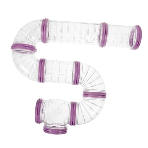 Warmhm 1Satz Hamster Tunnel DIY für Hamster und Meerschweinchen Rohr für Innen und Außenkäfig Erweiterbares Zubehör für Bewegung von Warmhm