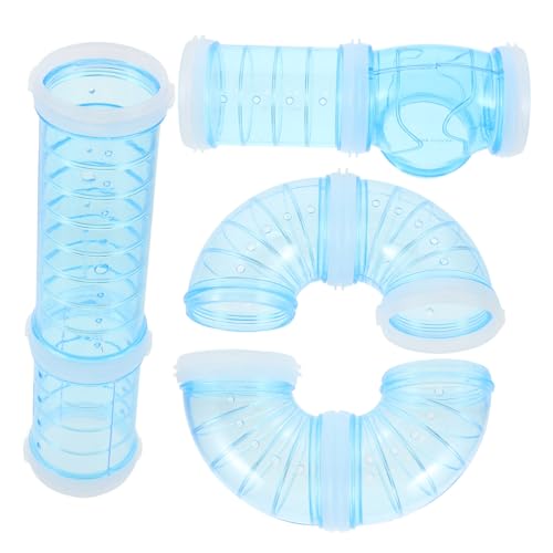 Warmhm 1Satz Hamstertunnel Teiliges Transparentes Röhrensystem für Hamsterkäfige Erweiterbar Installieren DIY Hamster für Spaß im Käfig Warmhm 1Satz Hamstertunnel Teiliges Transparentes Röhrensystem für Hamsterkäfige Erweiterbar Installieren DIY Hamster für Spaß im Käfig von Warmhm