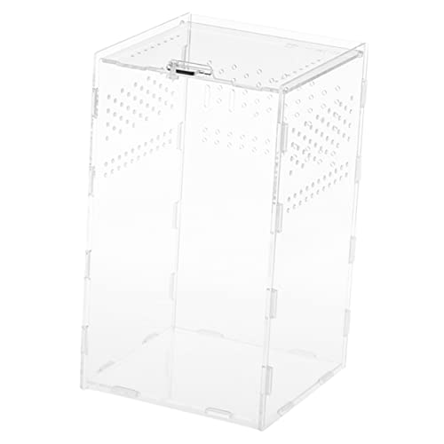 Warmhm 1Satz Transparente Reptilien mit Magnetverschluss Hochtransparent für Schlangen Geckos Vogelspinnen und Andere Haustiere Optimale Belüftung und Einfache Warmhm 1Satz Transparente Reptilien mit Magnetverschluss Hochtransparent für Schlangen Geckos Vogelspinnen und Andere Haustiere Optimale Belüftung und Einfache von Warmhm