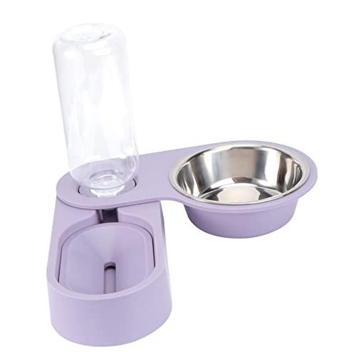 Warmhm 1Stück Automatischer Futter und Trinkbehälter für Katzen Reinigen für Jede mit Automatischer Wasserzufuhr von Warmhm