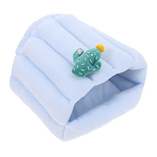 Warmhm 1Stück Cosy Hamsterbett Aus Warmem Baumwollmaterial Winterversteck Für Meerschweinchen Und Andere Kleintiere Gemütliches Nest Für Haustiere von Warmhm