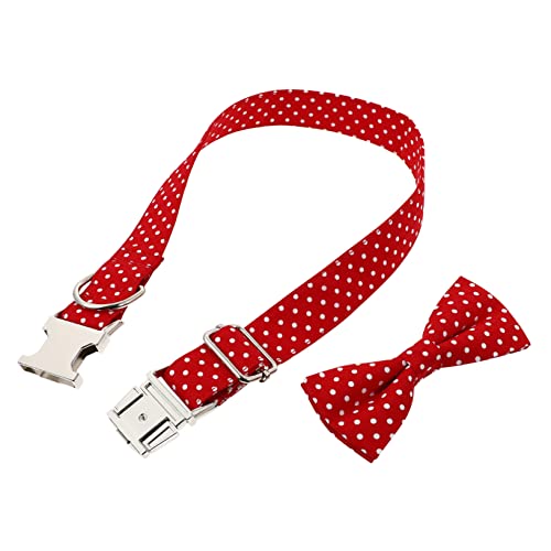 Warmhm 1Stück Einstellbares Hundehalsband Schleife Baumwollmaterial für Welpen Haustierdekoration für Hochzeiten Warmhm 1Stück Einstellbares Hundehalsband Schleife Baumwollmaterial für Welpen Haustierdekoration für Hochzeiten von Warmhm