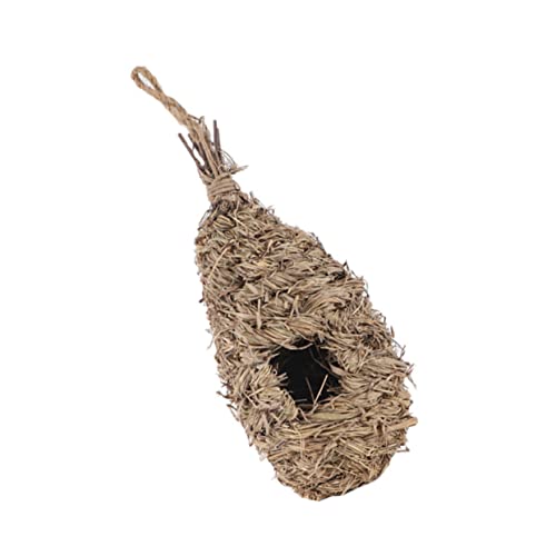 Warmhm 1Stück Hängendes Strohgewebtes Vogelhaus für Haustiere Nest für Handgefertigter Nestsmyck für Innen und Außenbereich Sicherer Rückzugsort für Kleine Warmhm 1Stück Hängendes Strohgewebtes Vogelhaus für Haustiere Nest für Handgefertigter Nestsmyck für Innen und Außenbereich Sicherer Rückzugsort für Kleine von Warmhm