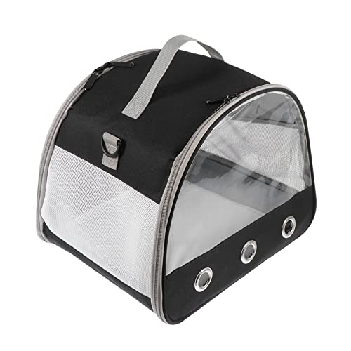 Warmhm 1Stück Hamster Tragetasche Für Reisen Atmungsaktive Transporttasche Für Kleine Haustiere Für Ausflüge Transparentes Design Mit Optimaler Belüftung von Warmhm