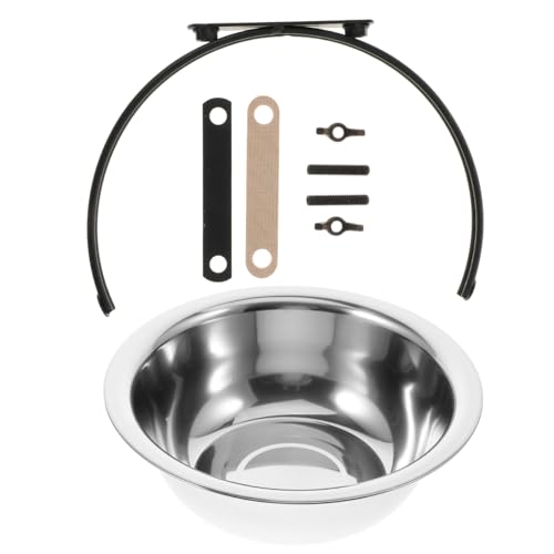 Warmhm 1Stück Haustierfutterschalen Hängende rutschfeste Näpfe für Katzen Rostfrei Spülmaschinenfest für Futter und Wasser Vielseitig Einsetzbar Silber Warmhm 1Stück Haustierfutterschalen Hängende rutschfeste Näpfe für Katzen Rostfrei Spülmaschinenfest für Futter und Wasser Vielseitig Einsetzbar Silber von Warmhm
