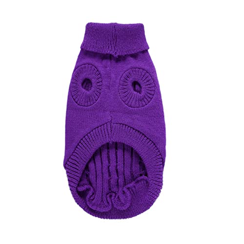 Warmhm 1Stück Hundepullover Aus Warmem Material Einfarbig Für Kleine Gemütlicher Winterpullover Für Haustiere Für Weihnachten Und Winterfeiern Und Bequem von Warmhm