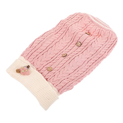 Warmhm 1Stück Hundepullover mit Hohem Warmer Winteranzug für Kleine Weiche und Bequeme Hundekleidung für Chihuahuas Pomeranians und Pugs von Warmhm