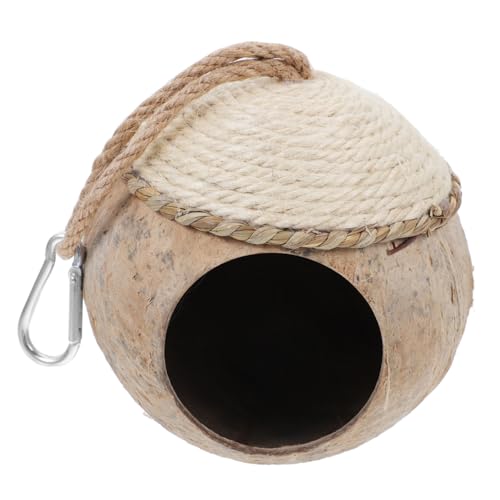 Warmhm 1Stück Kokosnuss für Kleine Haustiere Hängendes aus Natürlicher Kokosnuss für Hamster und Kleintiere Langlebiges und Komfortables für Angenehmes Wohnumfeld Warmhm 1Stück Kokosnuss für Kleine Haustiere Hängendes aus Natürlicher Kokosnuss für Hamster und Kleintiere Langlebiges und Komfortables für Angenehmes Wohnumfeld von Warmhm