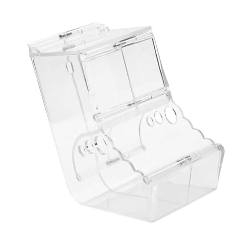 Warmhm 1Stück Kreativer Automatischer Futterspender für Kleine Haustiere Lebensmittelhalter aus Sicherem Transparent Kippbar für Hamster Meerschweinchen und Andere Warmhm 1Stück Kreativer Automatischer Futterspender für Kleine Haustiere Lebensmittelhalter aus Sicherem Transparent Kippbar für Hamster Meerschweinchen und Andere von Warmhm