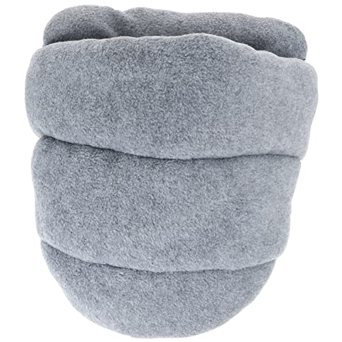 Warmhm 1Stück Winter Hamster Nest Halboffenes Warmes Schlafbett für Kleine Haustiere für Ratten Meerschweinchen und Schützendes Design für Kalte zu Transportieren von Warmhm