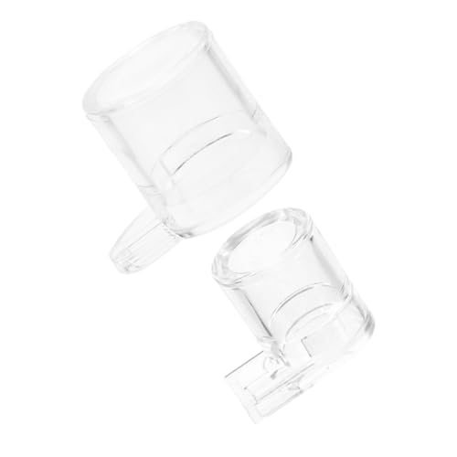 Warmhm 2 Stück Transparentes Wasserbecken für Kleine für Lizard Schildkröte und Ameisen Pet Trinkbehälter mit Stabiler Basis Warmhm 2 Stück Transparentes Wasserbecken für Kleine für Lizard Schildkröte und Ameisen Pet Trinkbehälter mit Stabiler Basis von Warmhm