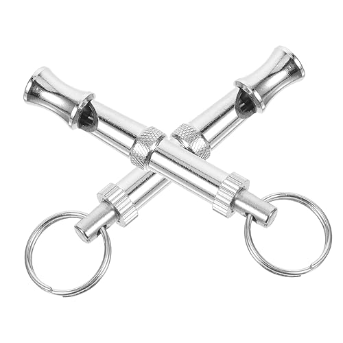 Warmhm 2Stücke Hundepfeife Metall Pfeife für Effektives Hundetraining Leise und Lanyard für Zubehör für Welpen und Große Warmhm 2Stücke Hundepfeife Metall Pfeife für Effektives Hundetraining Leise und Lanyard für Zubehör für Welpen und Große von Warmhm