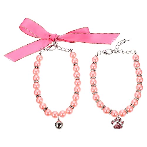Warmhm 2Stücke Katzenhalsband mit Einstellbarem Design Dekoratives Haustier Halsornament aus Hautfreundlichem Material für Partys Hochzeiten und Tägliches für Katzen Warmhm 2Stücke Katzenhalsband mit Einstellbarem Design Dekoratives Haustier Halsornament aus Hautfreundlichem Material für Partys Hochzeiten und Tägliches für Katzen von Warmhm