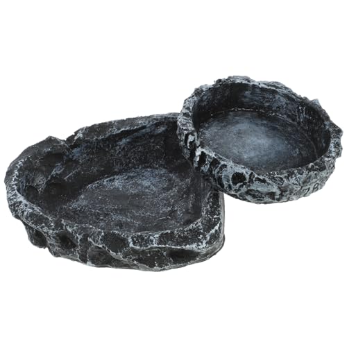Warmhm 2Stücke Reptilien Futter und Wasserschalen Harz Terrarium Schalen für Schildkröten Eidechsen und Andere Reptilien zu Reinigen Langlebig für Futter Warmhm 2Stücke Reptilien Futter und Wasserschalen Harz Terrarium Schalen für Schildkröten Eidechsen und Andere Reptilien zu Reinigen Langlebig für Futter von Warmhm