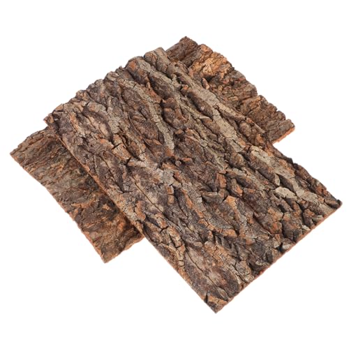 Warmhm 2Stücke Schildkrötenkletterbaumrinde Natürliche Reptilienrinde für Terrarium für Eidechsen Geckos und Schlangen Langlebig und Sicher für Haustiere von Warmhm
