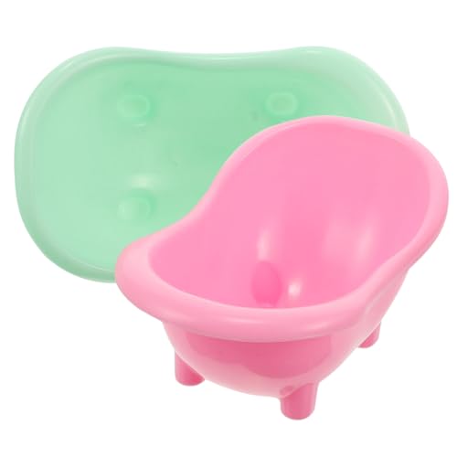 Warmhm 2stücke Vogel Badewanne Für Käfig Papageien Und Andere Vögel Bad Zubehör Badebecken Leicht Zu Reinigen Sicher Und Robust Für Vögel von Warmhm