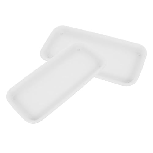 Warmhm 2pcs Pflanzer Wassertabletts Rechteckiger Blütenpot Bottomschale Anti-rutsch- Und Wassersammeln Behälter Für Innentorblüten Und Außenpflanzen von Warmhm