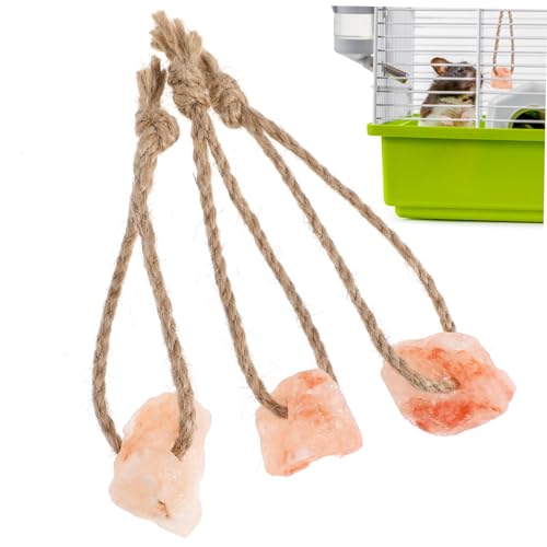 Warmhm 3 Stück Salzblöcke für Haustiere Kauspielzeug mit Hanfseil für Hasen Meerschweinchen und Andere Kleintiere Nährstoffreiche Mineralien für Gesunde Zähne und Spielspaß Warmhm 3 Stück Salzblöcke für Haustiere Kauspielzeug mit Hanfseil für Hasen Meerschweinchen und Andere Kleintiere Nährstoffreiche Mineralien für Gesunde Zähne und Spielspaß von Warmhm