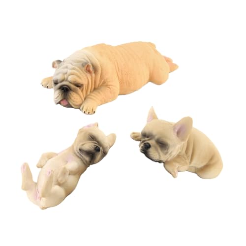 Warmhm 3 Stück Simulations-Bulldogge Hundespielzeug zum Spazierengehen Plüsch Hydrant Futterspender Schwimmbad weltbild für Dog Toy Hundestatue Welpen- Plastik Khaki Warmhm 3 Stück Simulations-Bulldogge Hundespielzeug zum Spazierengehen Plüsch Hydrant Futterspender Schwimmbad weltbild für Dog Toy Hundestatue Welpen- Plastik Khaki von Warmhm