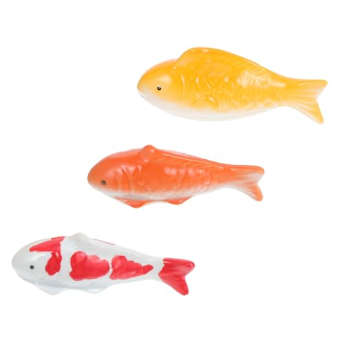 Warmhm 3 Stück Teiliges Keramik Schwimmendes Fischdekor Naturnahe Koi-Figuren Wetterfeste Aquarium Deko Lebendige Teichgestaltung Kreative Schwimmende Fischskulpturen für Garten Teich Warmhm 3 Stück Teiliges Keramik Schwimmendes Fischdekor Naturnahe Koi-Figuren Wetterfeste Aquarium Deko Lebendige Teichgestaltung Kreative Schwimmende Fischskulpturen für Garten Teich von Warmhm