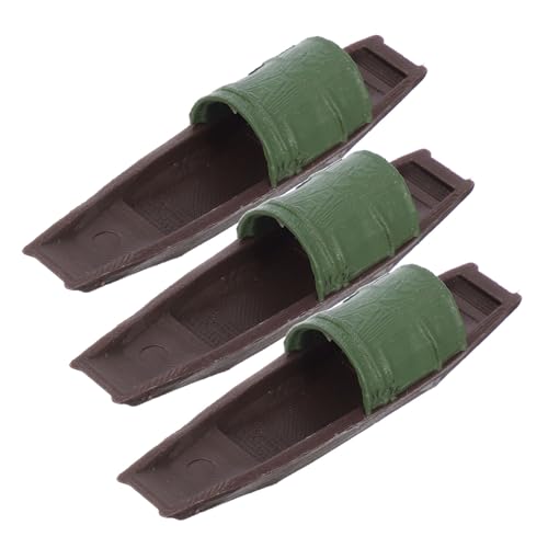 Warmhm 3 Stück Teiliges Miniatur-fischboot Schwimmende Aquarium-Dekoration Handgeschnitztes Leichtes Kunststoff-segelboot Stabile Wasseroberflächen-Figurine für Bonsai Puppenhaus und Warmhm 3 Stück Teiliges Miniatur-fischboot Schwimmende Aquarium-Dekoration Handgeschnitztes Leichtes Kunststoff-segelboot Stabile Wasseroberflächen-Figurine für Bonsai Puppenhaus und von Warmhm