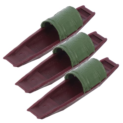 Warmhm 3 Stück Teiliges Retro Angelboot Miniatur Schwimmendes Modell aus Kunststoff Handgeschnitzte Detailornamente für Aquarium Bonsai DIY Garten und Wohnraumdekoration Warmhm 3 Stück Teiliges Retro Angelboot Miniatur Schwimmendes Modell aus Kunststoff Handgeschnitzte Detailornamente für Aquarium Bonsai DIY Garten und Wohnraumdekoration von Warmhm