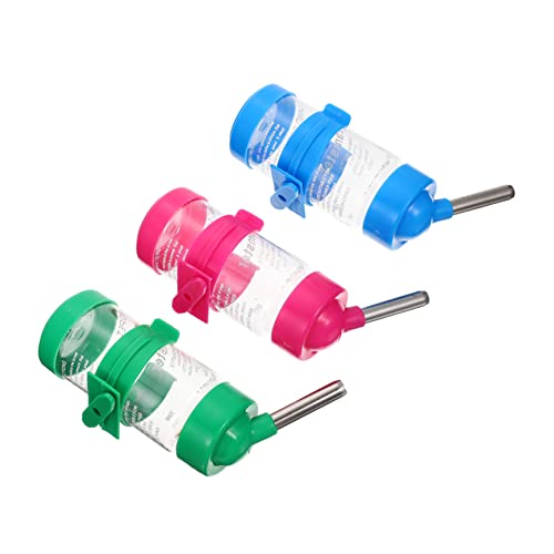 Warmhm 3Stücke Hängende Hamster Trinkflasche Automatischer Wasserspender für Kleintiere für Chinchillas Hamster und Meerschweinchen Sorgt Warmhm 3Stücke Hängende Hamster Trinkflasche Automatischer Wasserspender für Kleintiere für Chinchillas Hamster und Meerschweinchen Sorgt von Warmhm