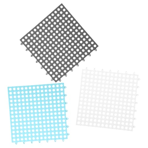 Warmhm 3Stücke Kunststoff Haustiermatte Für Kaninchenkäfige Wiederverwendbare Fußmatten Hygienisch Und Bequem Für Kleintiere Für Hamster Und Meerschweinchen von Warmhm