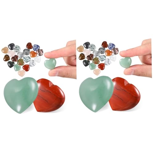 Warmhm 40 STK Liebe Kristallstein Dekorativer Stein Herz Warmhm 40 STK Liebe Kristallstein Dekorativer Stein Herz von Warmhm