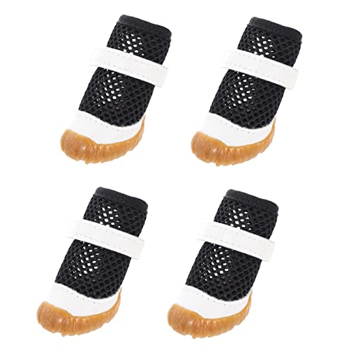 Warmhm 4Stücke Atmungsaktive Hundeschuhe für Hohl Design Pfotenschutz rutschfeste und Bequeme Pfotenabdeckung für Kleine und Mittlere für Heiße Warmhm 4Stücke Atmungsaktive Hundeschuhe für Hohl Design Pfotenschutz rutschfeste und Bequeme Pfotenabdeckung für Kleine und Mittlere für Heiße von Warmhm